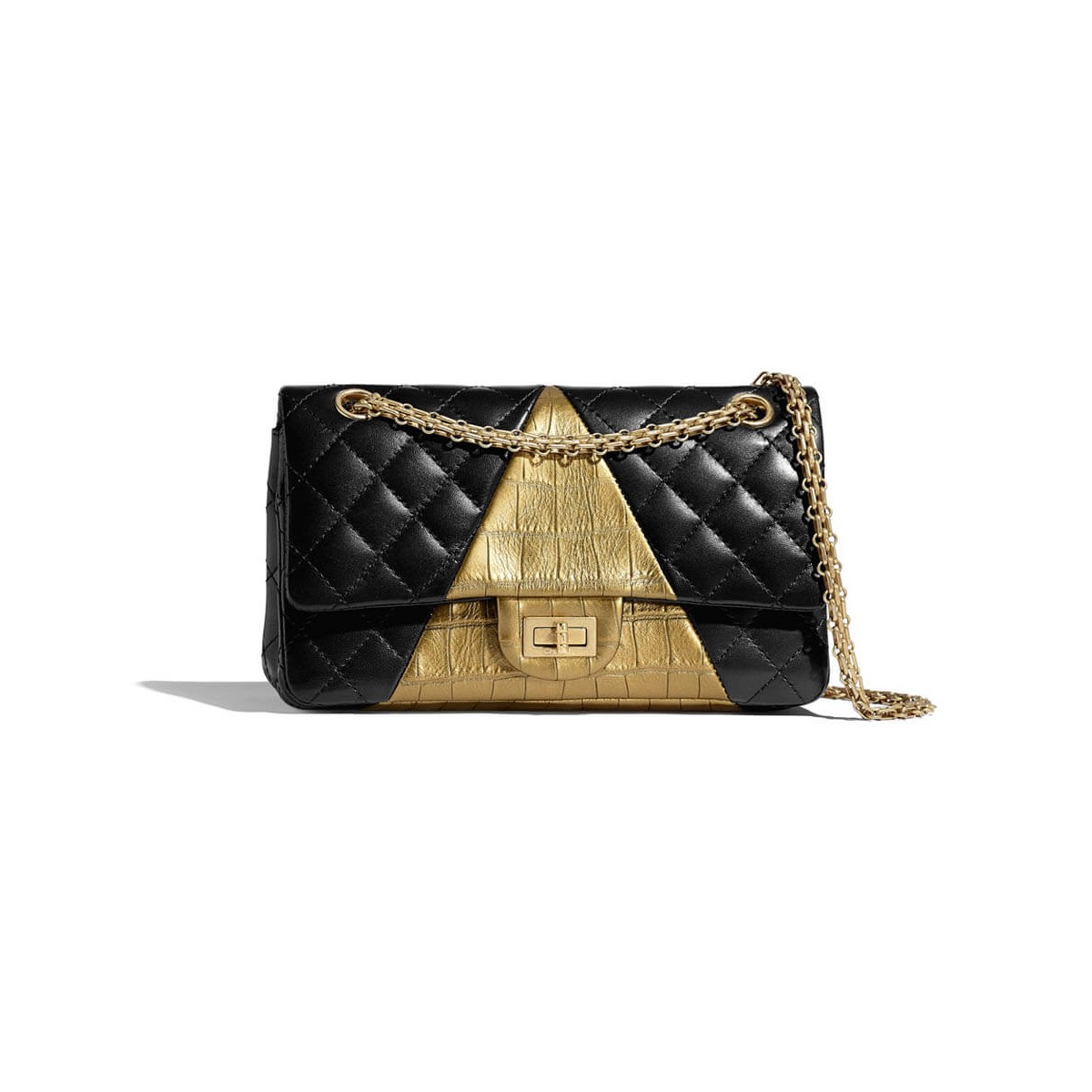 Chanel Lambskin & Crocodile Embossed 2