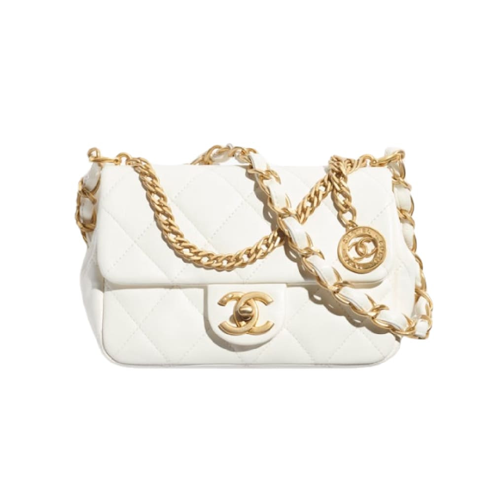 Chanel Small Flap Bag in Lambskin AS4012