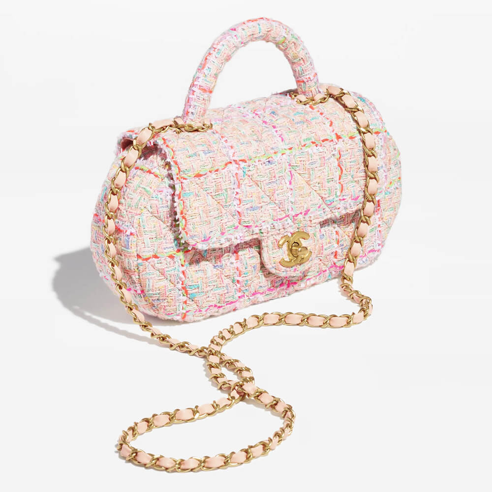 Chanel Tweed Bag with Top Handle AS4569 Multicolor