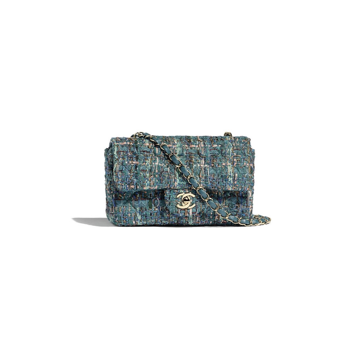 Chanel Tweed Mini Flap Bag A69900