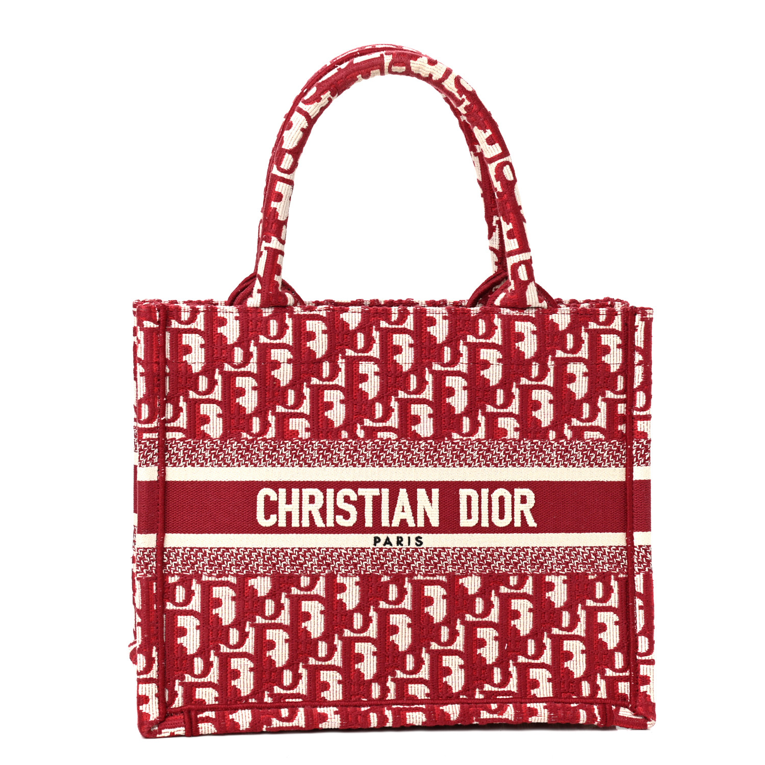 CHRISTIAN DIOR Oblique Small Book Tote