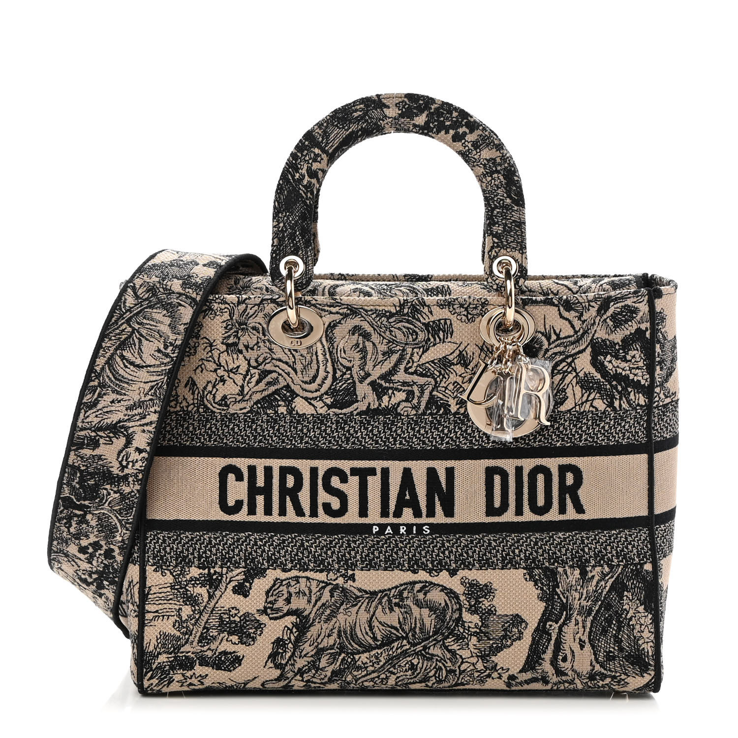 CHRISTIAN DIOR Toile   Lady D-Lite Blue