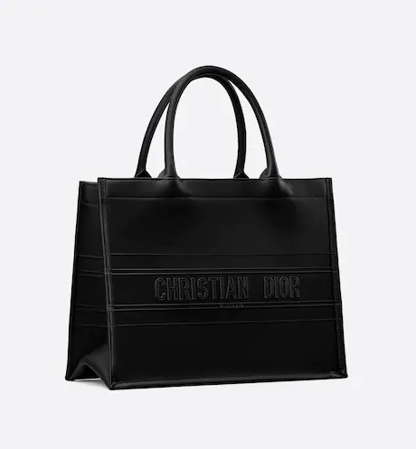 DIOR BOOK TOTE Black Calfskin (36 x 27.5 x 16