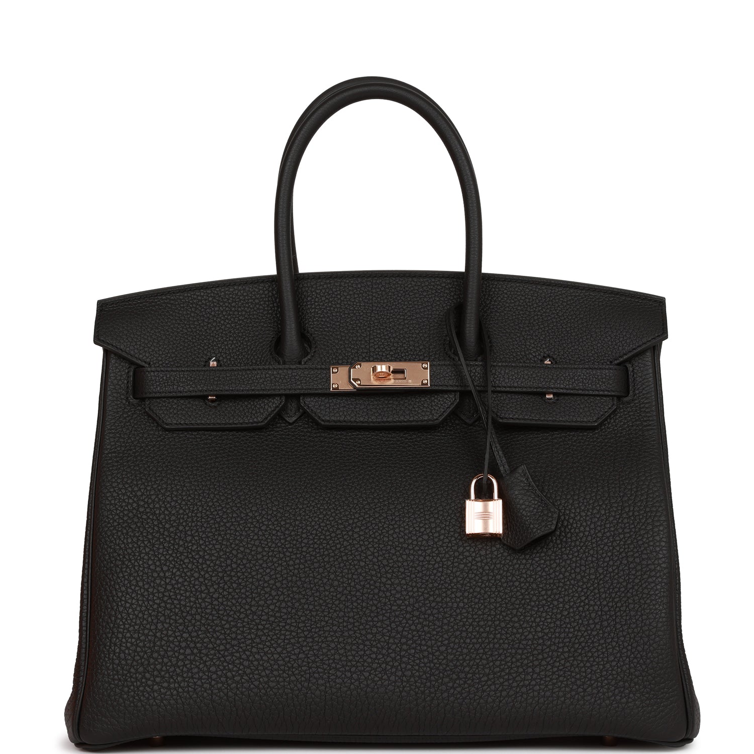 Hermès Birkin 35 Black Togo Rose Gold Hardware