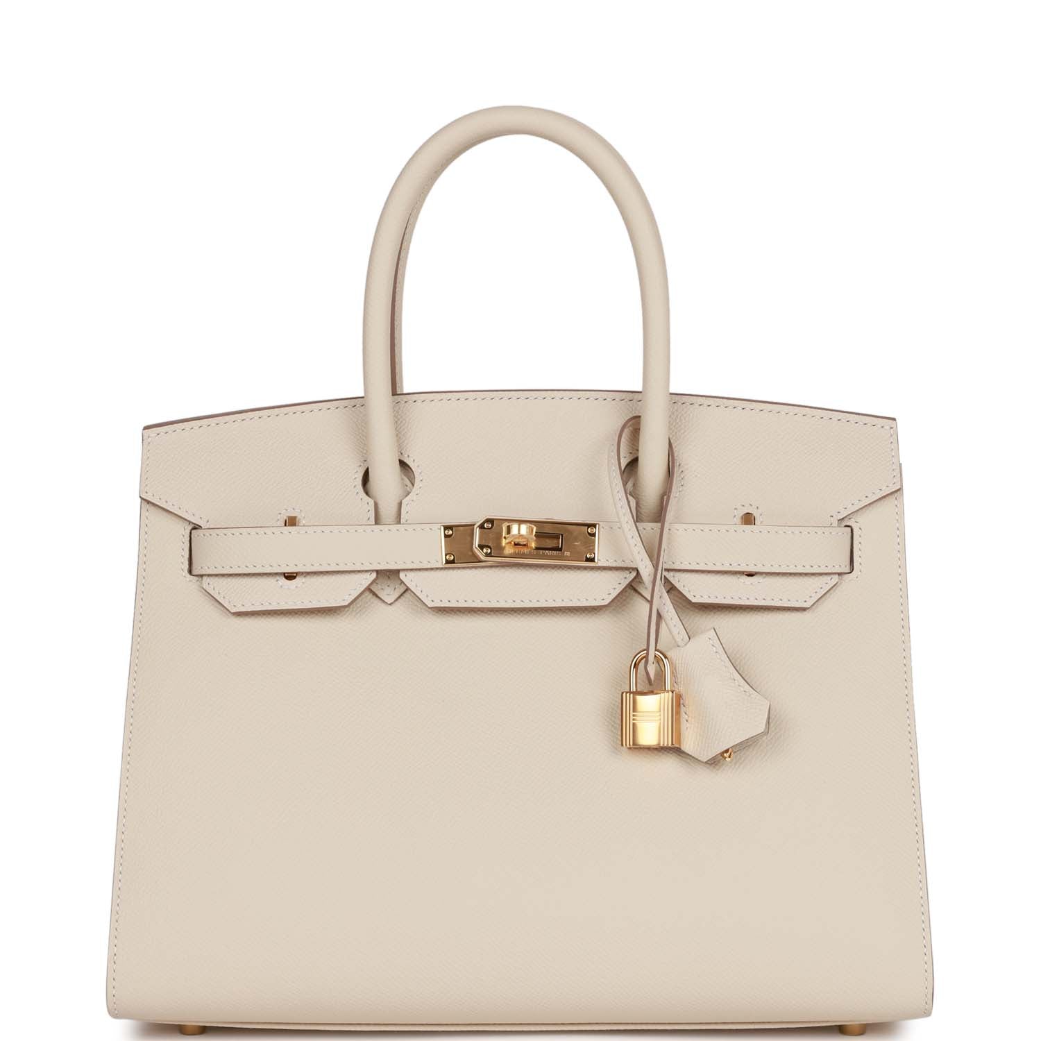 Hermès Birkin Sellier 30 Craie Epsom Gold Hardware