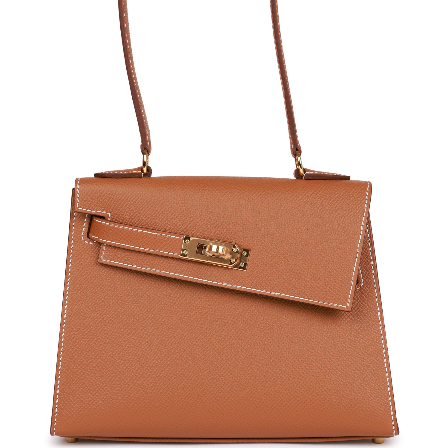 Hermès Kelly Sellier en Desordre 20 Gold Epsom Gold Hardware