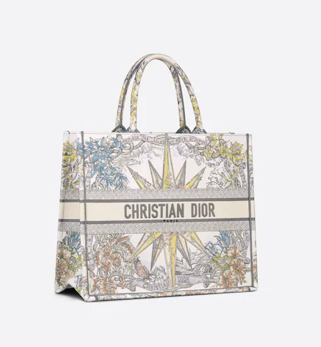 LARGE DIOR BOOK TOTE White  (42 x 35 x 18