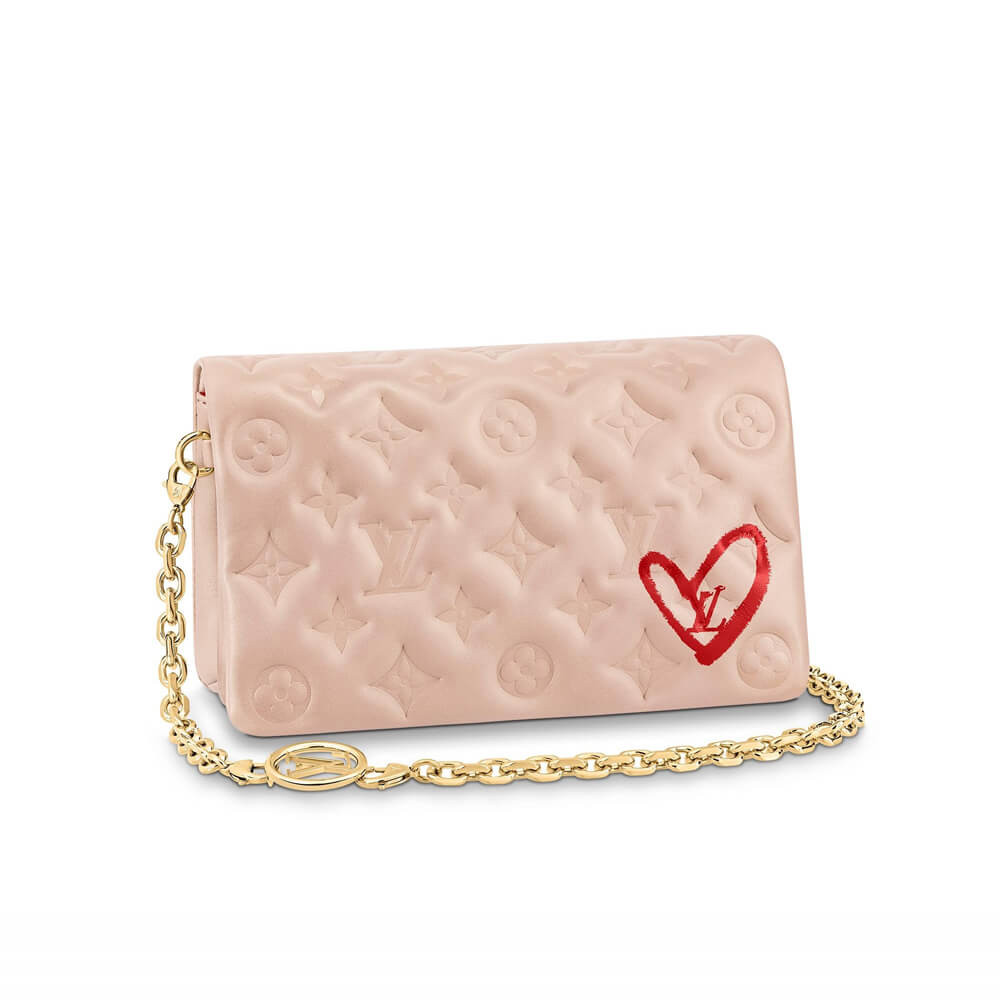 Louis Vuitton Limited Edition Pochette Coussin M80834 Dragee Pink