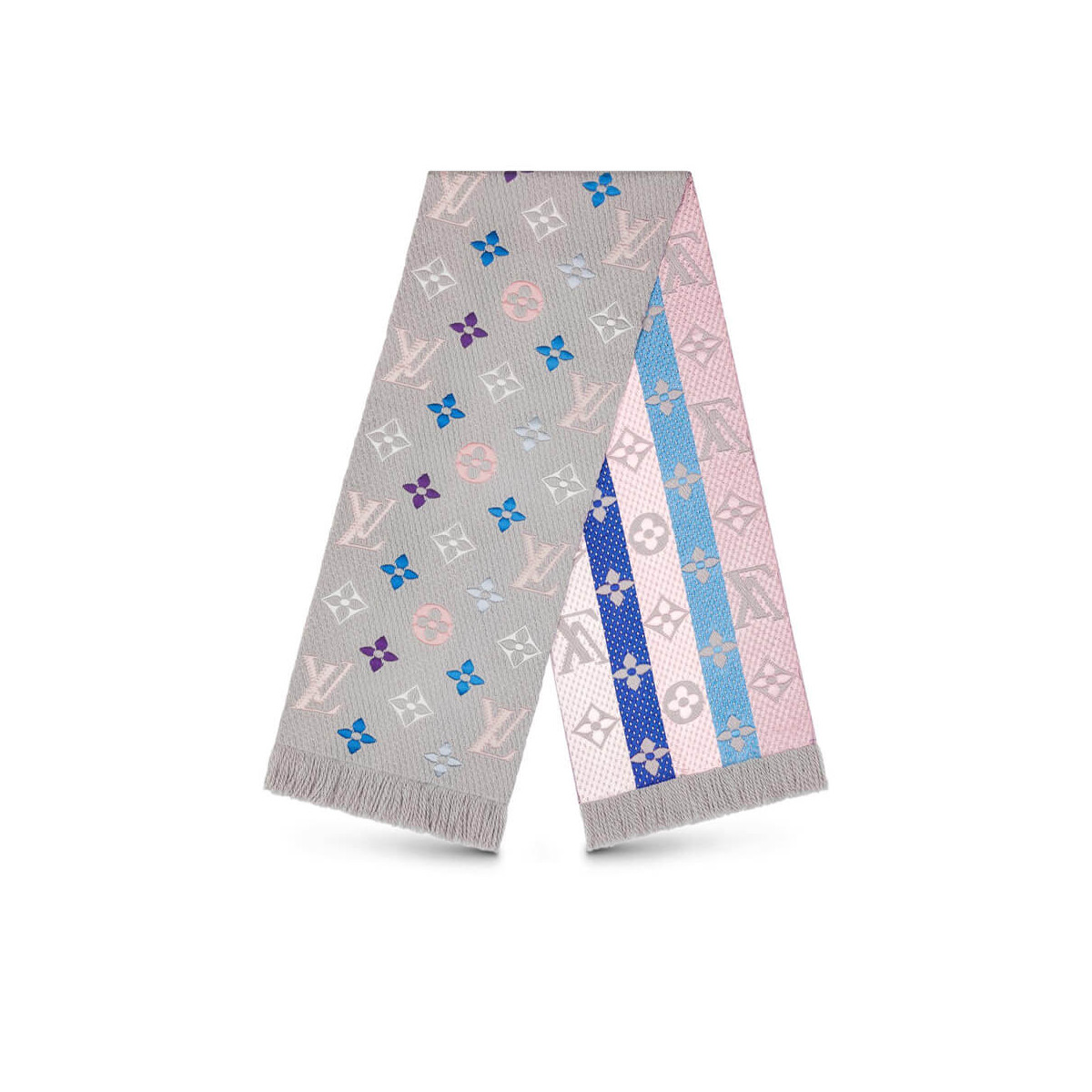 Louis Vuitton Logomania Rainbow Scarf M75874