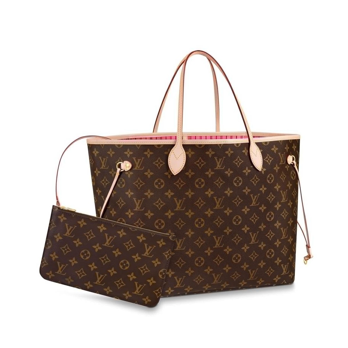 Louis Vuitton Monogram Canvas Neverfull GM M40990 Pink