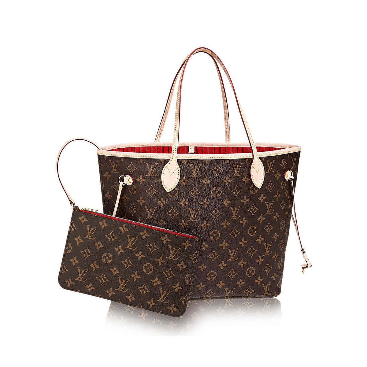 Louis Vuitton Monogram Canvas Neverfull MM M41177