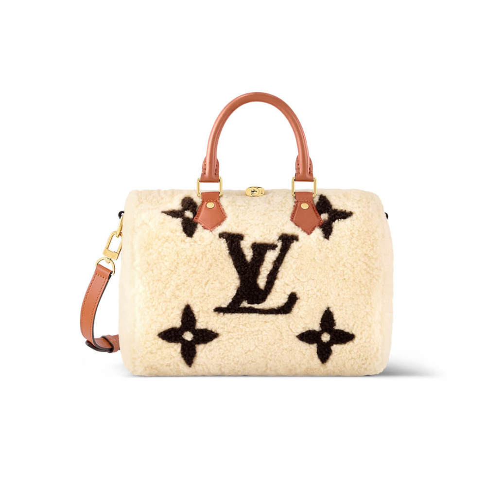 Louis Vuitton Ski Shearling Speedy Bandouliere 25 M23468