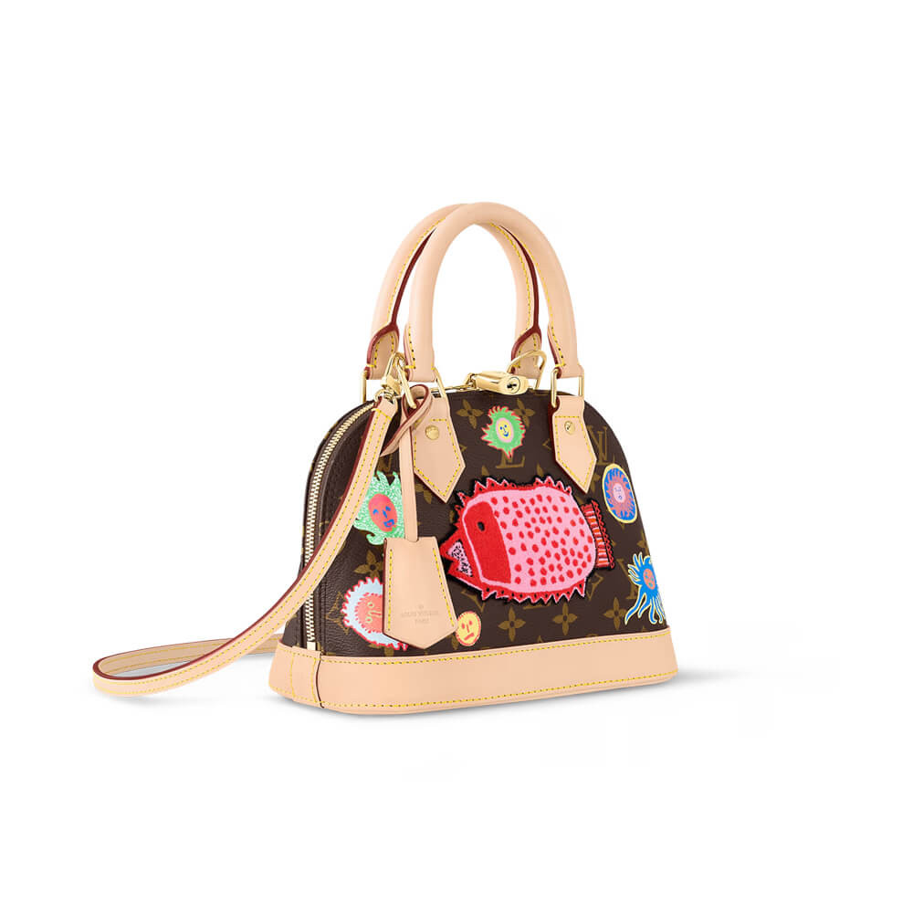 Louis Vuitton x Yayoi Kusama Alma BB with Faces Print and Embroidery M46428