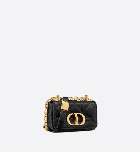 MICRO DIOR CARO BAG Black