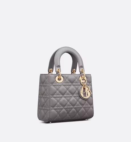 SMALL LADY DIOR MY  BAG Steel Gray