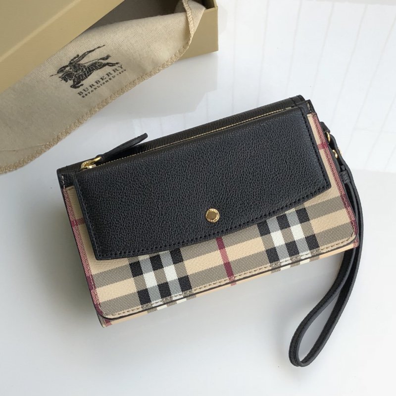 Burberry Black Wallet 18cm – Fapert