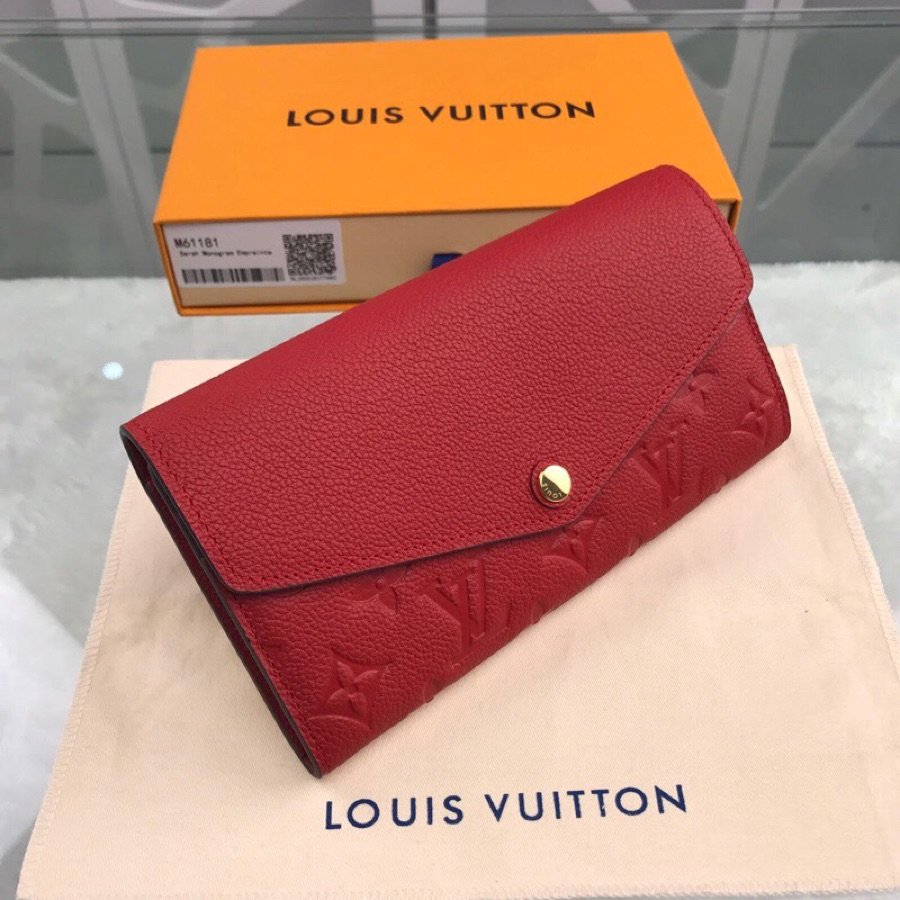 Louis Vuitton Clutch Wallet 9cm Red – Fapert