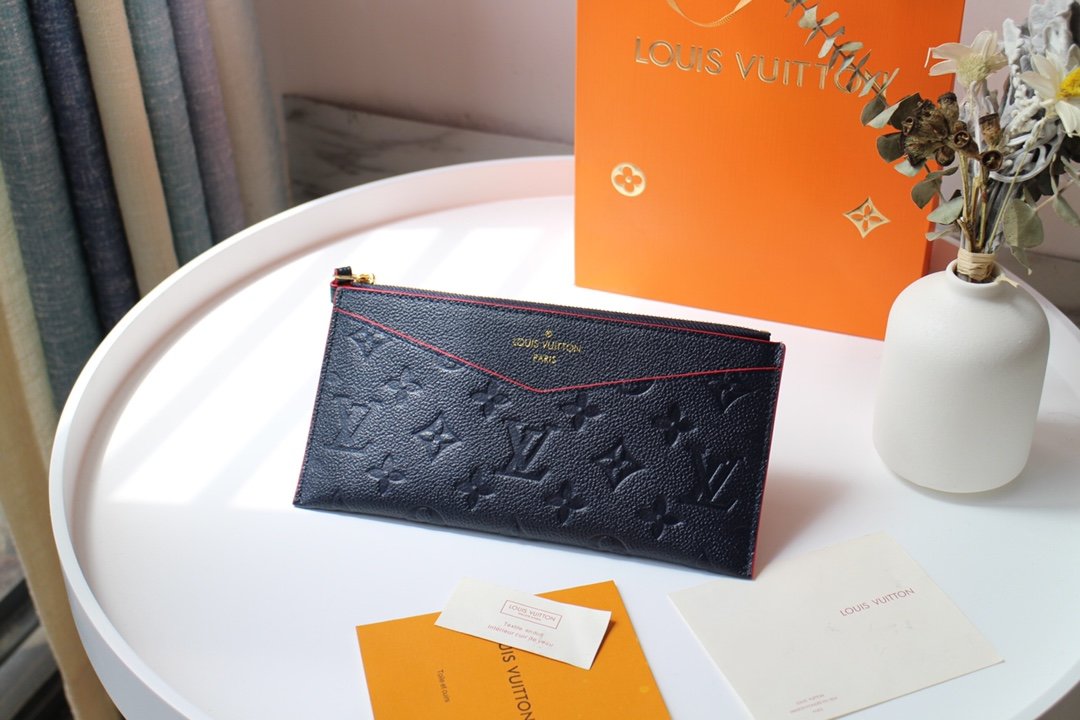 Louis Vuitton Monogram Empreinte Wallet 20cm Black – Fapert