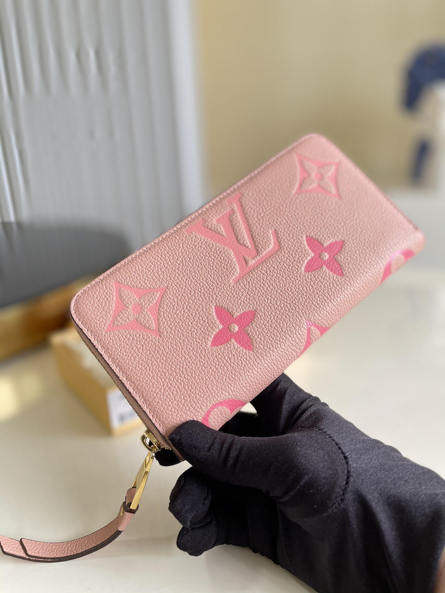 Louis Vuitton Monogram Empreinte Wallet 20cm Pink – Fapert