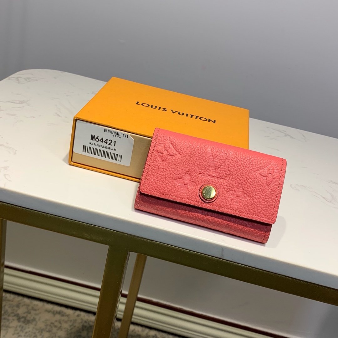 Louis Vuitton Monogram Wallet 10cm Pink – Fapert