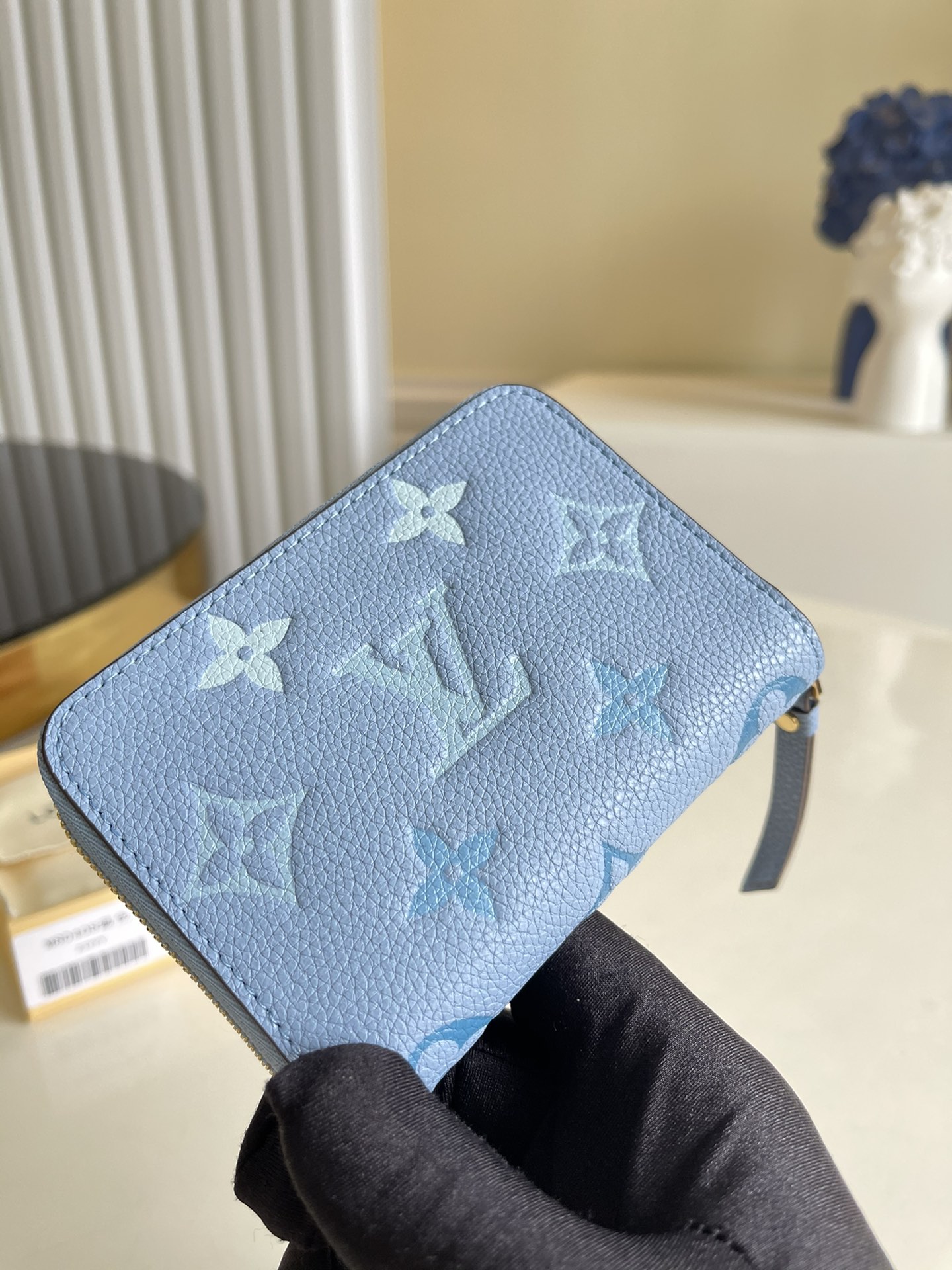 Louis Vuitton Monogram Wallet 11cm Blue – Fapert