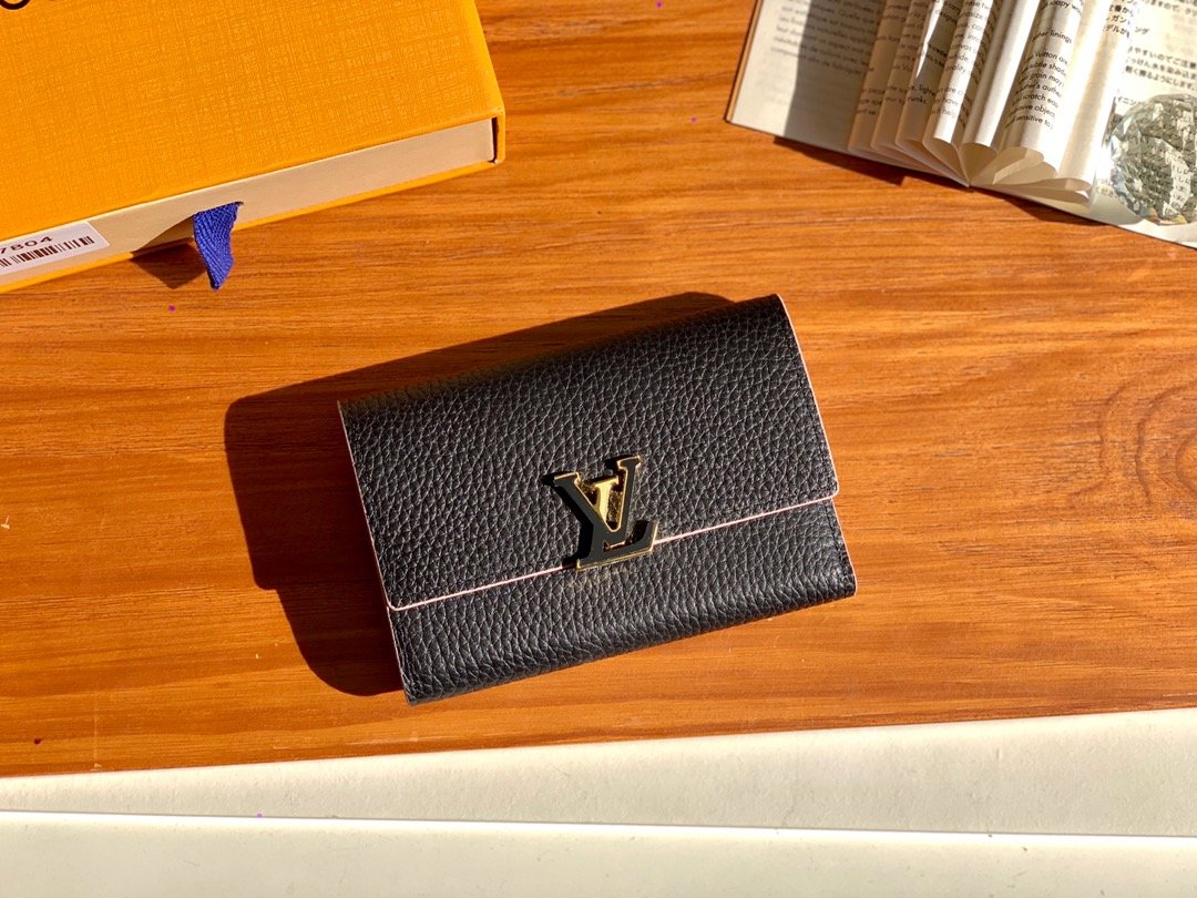 Louis Vuitton Monogram Wallet 13cm Black – Fapert