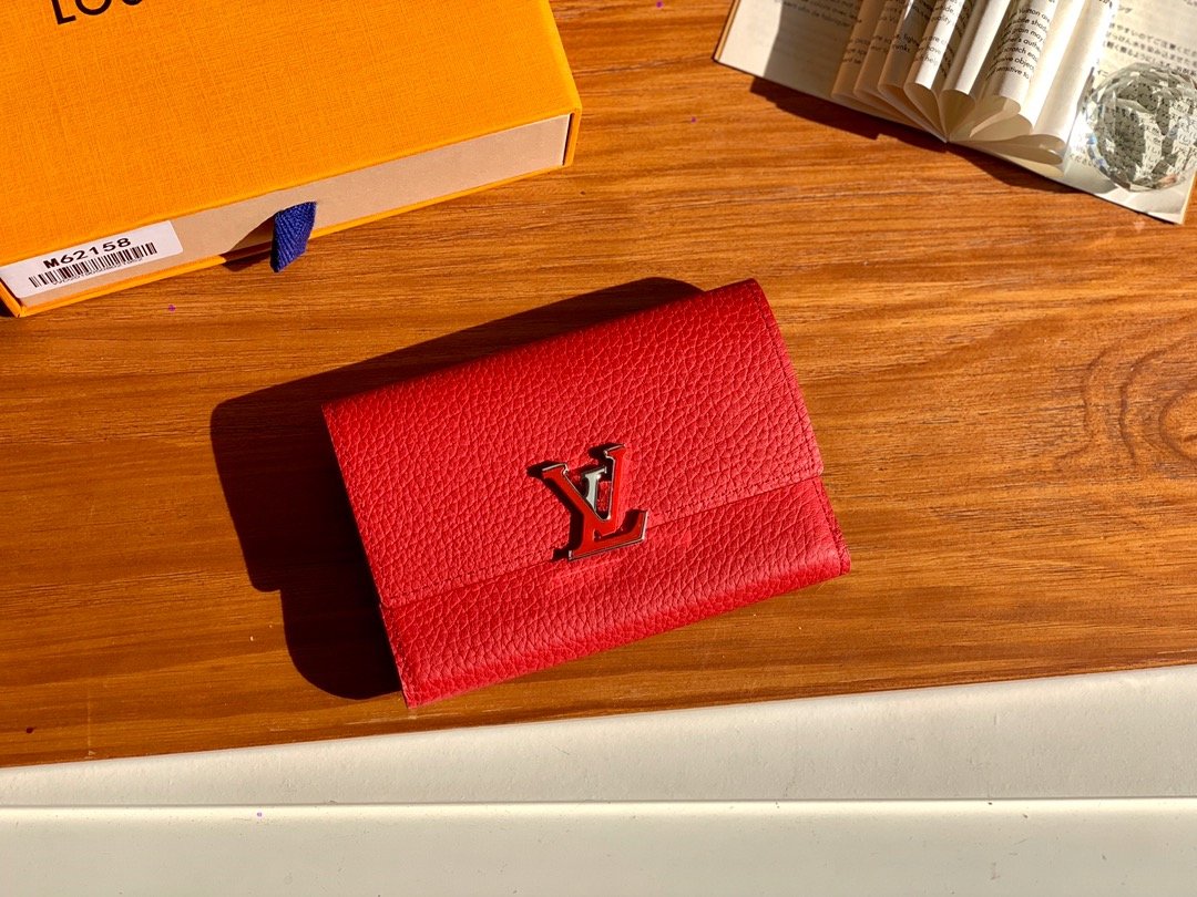 Louis Vuitton Monogram Wallet 13cm Red – Fapert